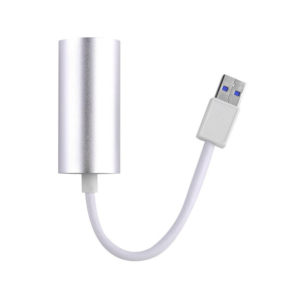 USB 3.0 to RJ45 Aluminum Gigabit Ethernet LAN Adapter 1000Mbps for PC Laptop