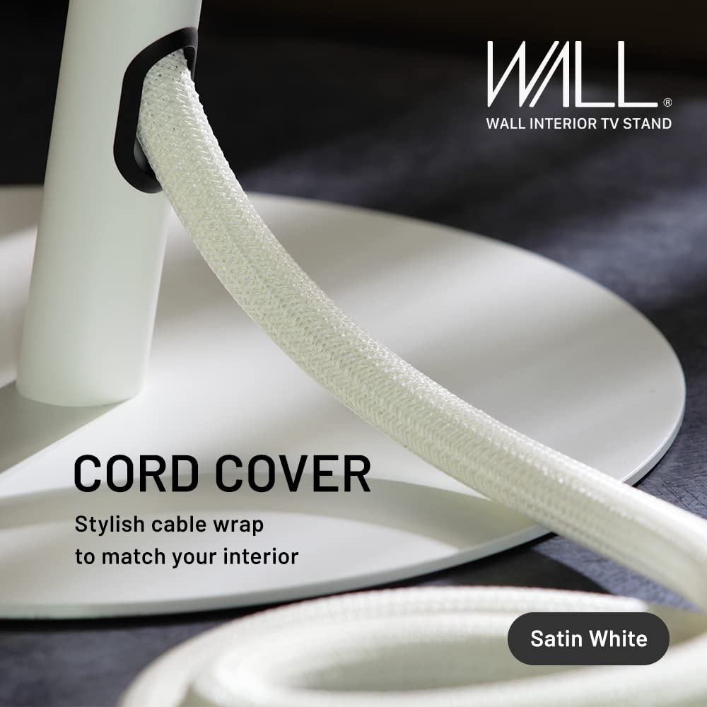 WALL Cord Cover, 6.56ft - 0.75inch Cable Protector, Hide Wires Cable Sleeve Split Sleeving for TV, Computer, Home Cinema, USB Cable Power Cord, Audio