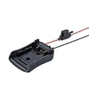 Crtbelfy Power Ride Wheel Adapter Compatible for Dewalt 60V max Battery Adapter with Fuse & Wire Terminal,14 Gauge Wire Power Convertor for DIY RC