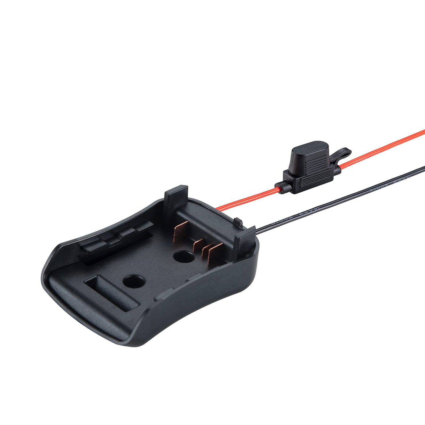 Crtbelfy Power Ride Wheel Adapter Compatible for Dewalt 60V max Battery Adapter with Fuse & Wire Terminal,14 Gauge Wire Power Convertor for DIY RC