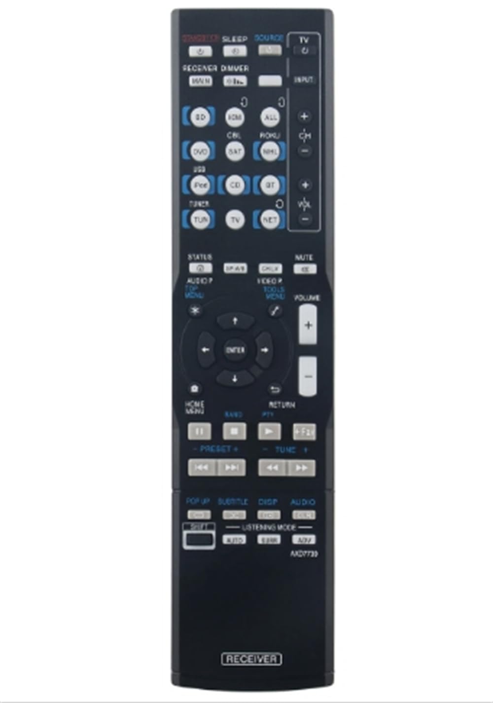 AXD7739 Replace Remote Control Compatible for Pioneer AV Receiver VSX-830-K VSX-45 VSX-830 VSX-90