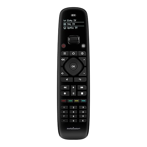 SofaBaton U2 Upgrade Universal Remote Control Ergonomic Universal TV Remote with Backlight, One-Touch Macro Buttons, Bluetooth Pairing, IR Blaster