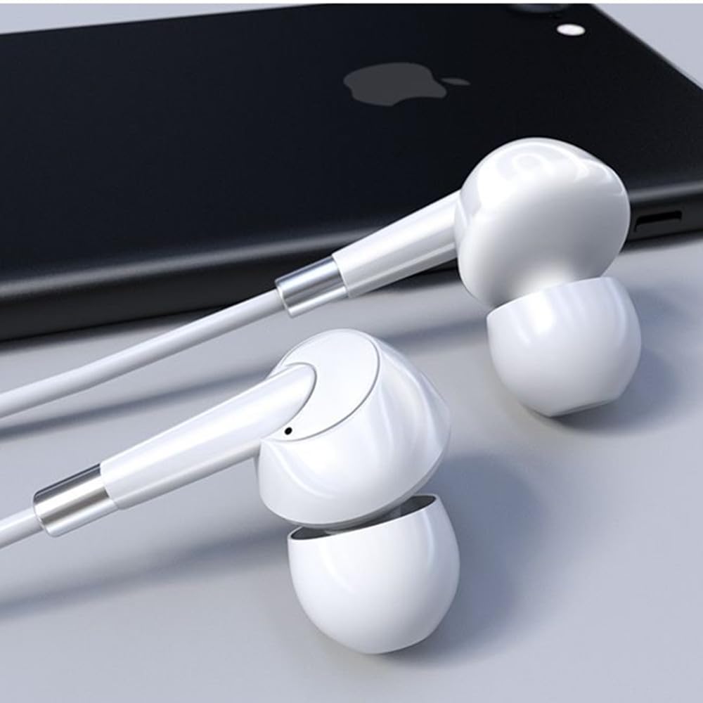 Type C Earphones Wired USB C in Ear Headphones for iPhone 17 15 16 Pro 15 16 17 Pro Max, Compatible with Most Type C Jack Devices Smartphones,Stereo…