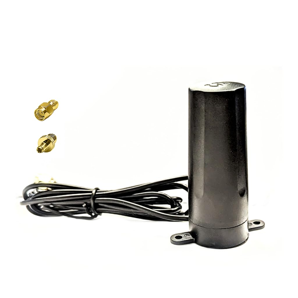 Maswell Cellular Antenna 600-6000 MHz 5G 4G WiFi6 Magnet and Screw Mount Cost Effective for IoT and Vending Machines TS9 SMA Male RP SMA Plug Outdoor