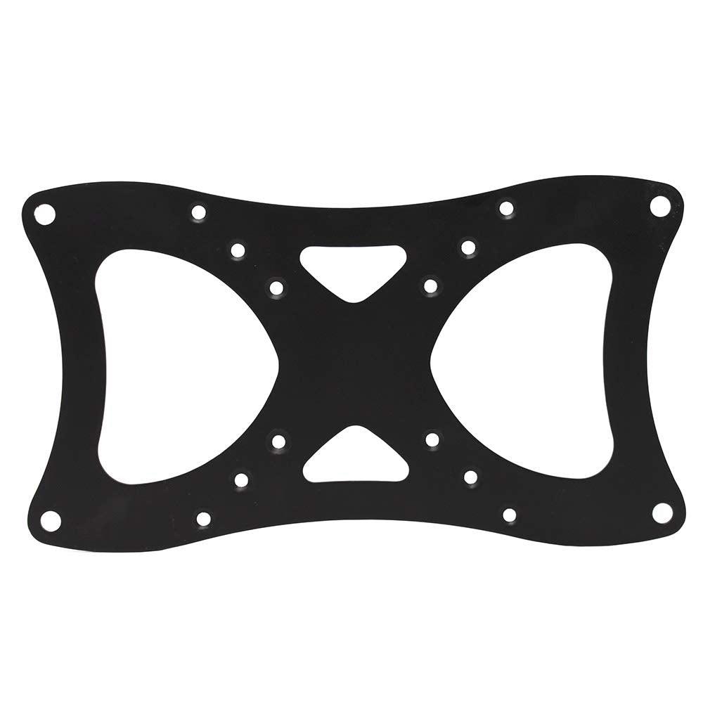 HumanCentric VESA Mount Adapter Plate for 200x100 mm VESA Patterns, Conversion Kit for 75x75 and 100x100 mm Patterns to 200 x 100 mm, Hardware