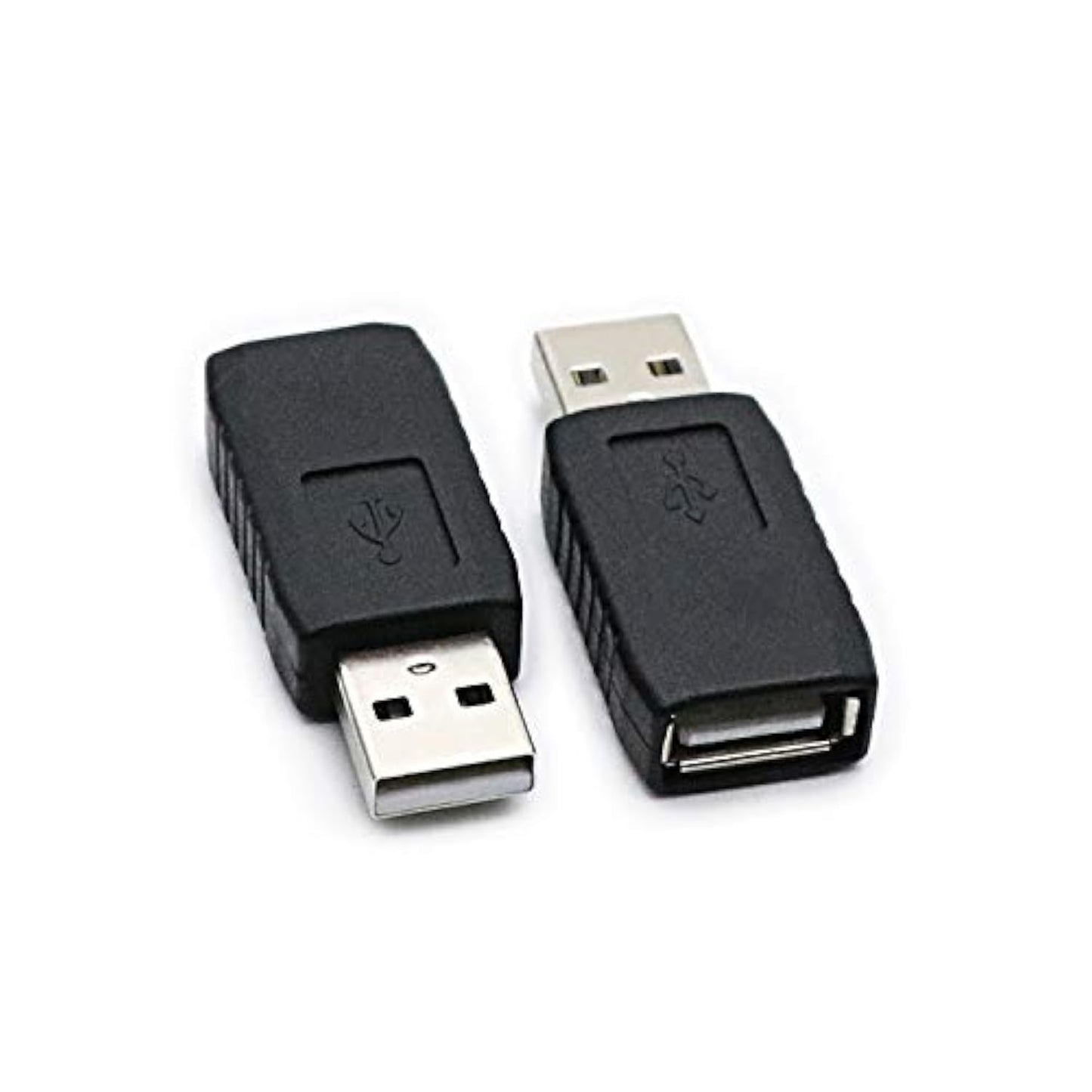 rgzhihuifz 2 Pack USB 2.0 AF/AM Adapter Type A Female to USB A Male Adapter Connector Converter Plug