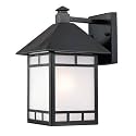 Acclaim 9022BK Artisan Collection 1-Light Wall Mount Outdoor Light Fixture, Matte Black