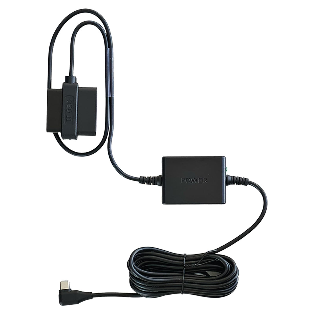Cobra 2.5A DIY Hardwire Kit, OBDII to USB-C/Micro-USB with 15ft Cable