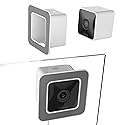 Teccle ( Pack of 2 ) Window Mount for Blink Mini, Through Window Use Blink Mini Camera, No Need to Run Wiring Outdoors (White/Pack of 2)