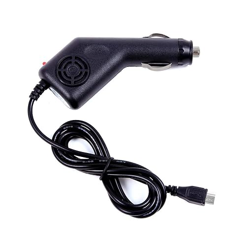 2A Car Charger DC Power Supply Adapter for Jabra Freeway Bluetooth Speakerphone, 4 Feet, with LED Indicator