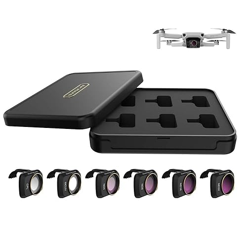 Lens Filter Set Compatible with DJI Mini 4K/Mini 2/Mavic Mini/Mini SE/Mini 2 SE Accessories 6Pcs Filter Combo Multi Coated Filters Camera Lens (CPL
