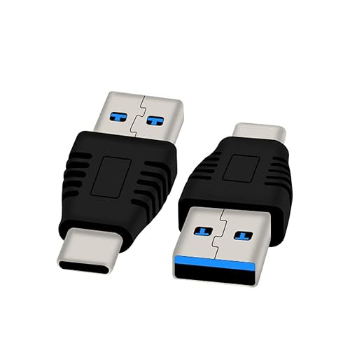 rgzhihuifz Type-C Male to USB3.0 Male Adapter,USB C to USB A 5G 3A Converter, USB 3.1 AM to CM Support Data Synchronization and Charging, Suitable…