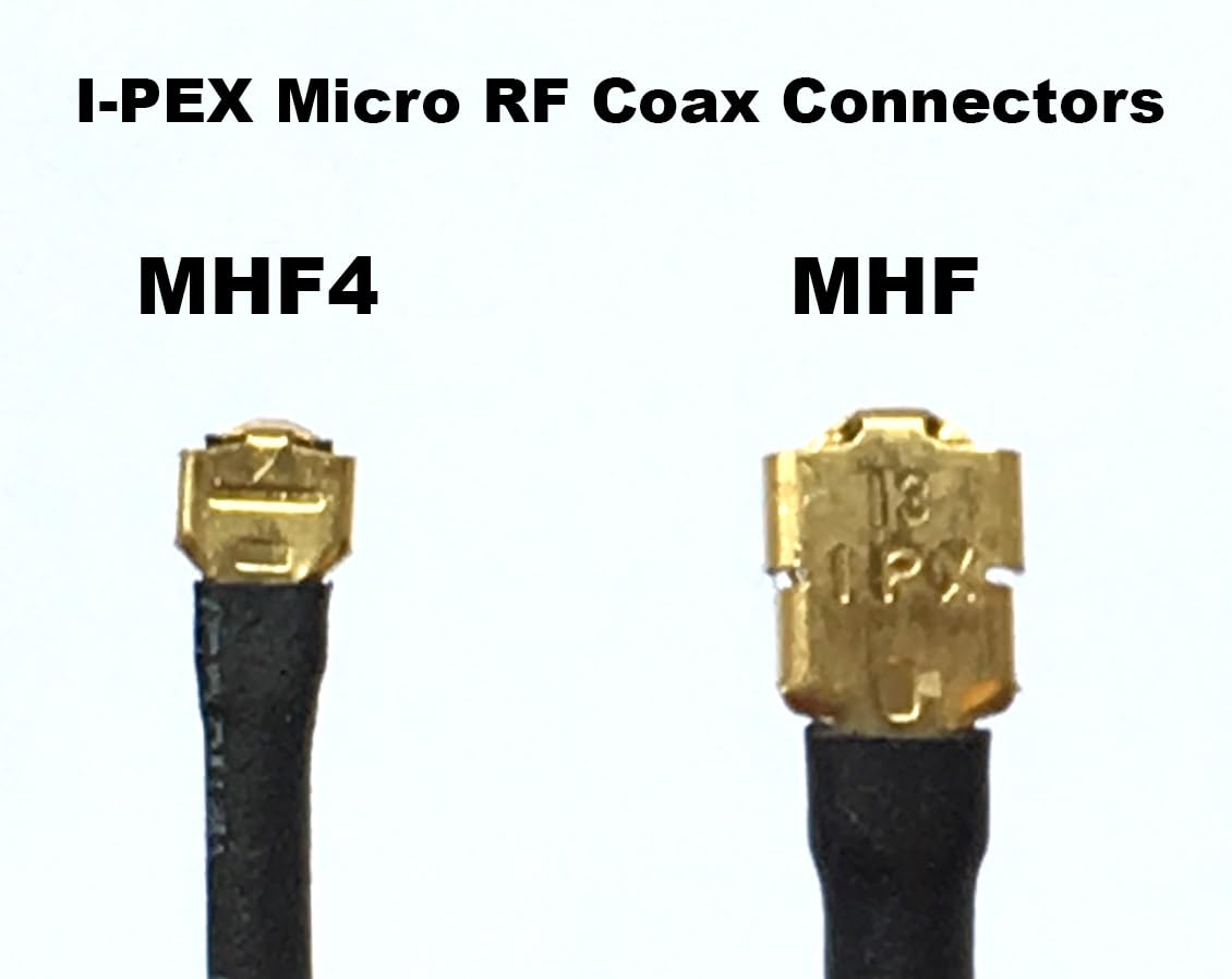 1Pair MHF4 Antenna 2.4GHz 5GHz 3dBi Internal Laptop WiFi Antenna for M.2 NGFF Module 7265 8265 9260 9560 AX200 AX201 WiFi 6 Antenna Cable 50/72cm