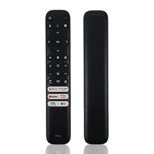 Ceybo OEM RC813 FMB1 Voice Remote Control fit for TCL QLED Smart TV, Works with Google Assistant, 55Q750G 43Q750G 65QM850G (Renewed)