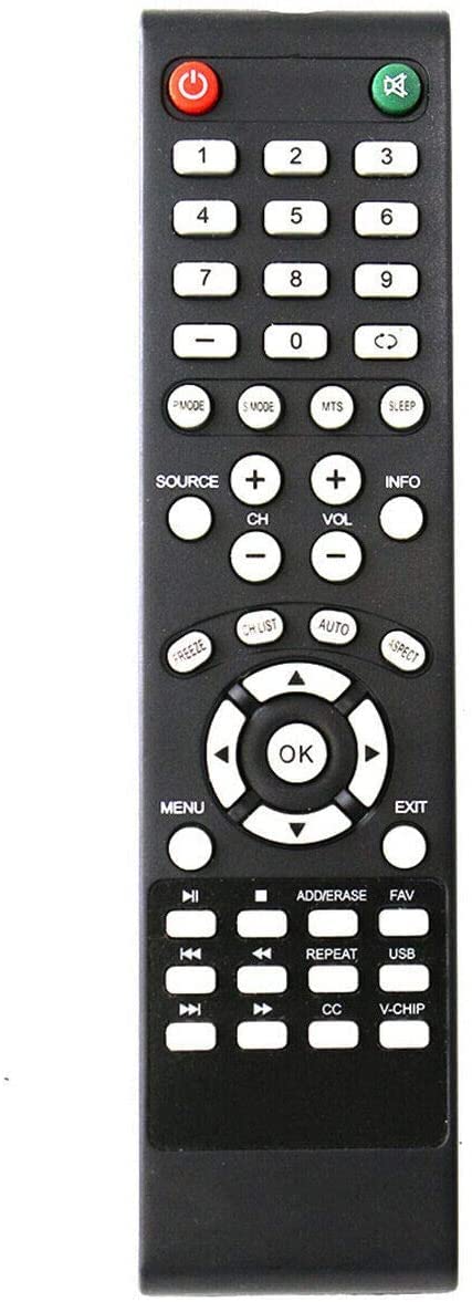 Universal Remote Control Replacement for Element TV ELDFW322 ELDFQ501J ELEFQ391J ELEFQ402 ELGFW601 ELEFT195 ELEFJ243 ELEFT281 ELEFW325 ELEFT326