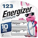 Energizer 123 Lithium Batteries (2 Pack), 3V Photo Batteries
