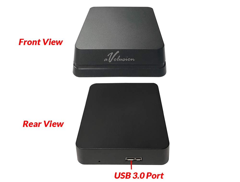 Avolusion Mini HDDGear 750GB USB 3.0 Portable External Gaming Hard Drive (Compatible with Xbox One, Pre-Formatted)