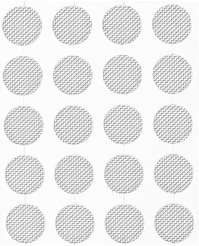 20Pcs Silver Earbud Filter Set - 4mm Protective Mesh for in-Ear Headphones | Durable Dustproof Earphone Accessories with Easy-Replacement Design