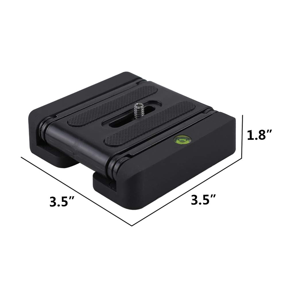 LHIABNN Multi-Angle Z Folding Flex tilt Head Universal Quick Release Plate Camera Desktop Stand Mount Tripod for Camera or Phone