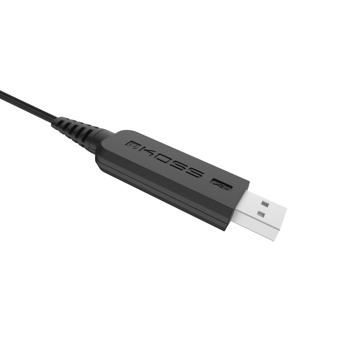 Koss CS300-USB Dual-Sided On-Ear Communication Headset, Black, USB-A Plug
