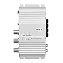 Stereo Amplifier, Mini 20W 2 Channel HiFi Stereo Bass Power Amplifier, Home/Car Audio Digital Amp Support 3.5mm Audio Jack Input Port