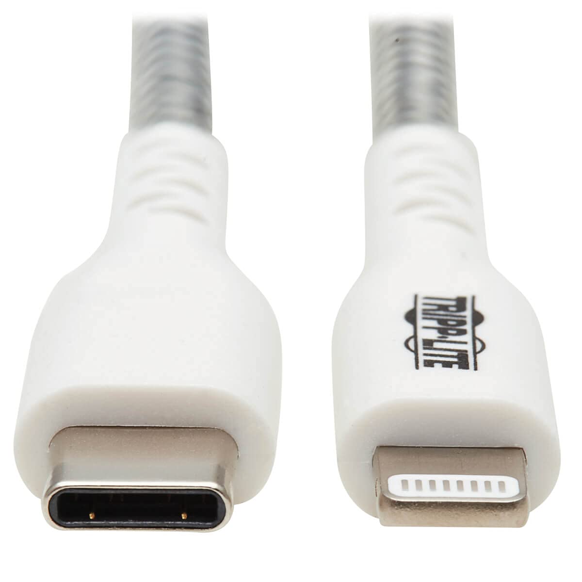 Eaton Tripp Lite USB C to Lightning Sync/Charge Cable Heavy Duty Status LED 3ft (M102-003-HD-SL)