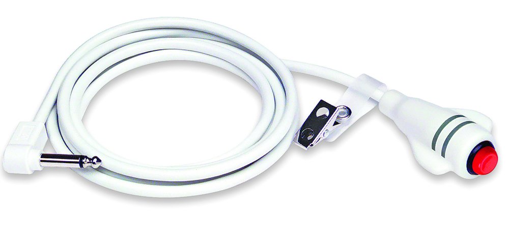Crest Healthcare Supply DuraCall Call Cord, 1/4" Phone Plug, White, Single, 12'