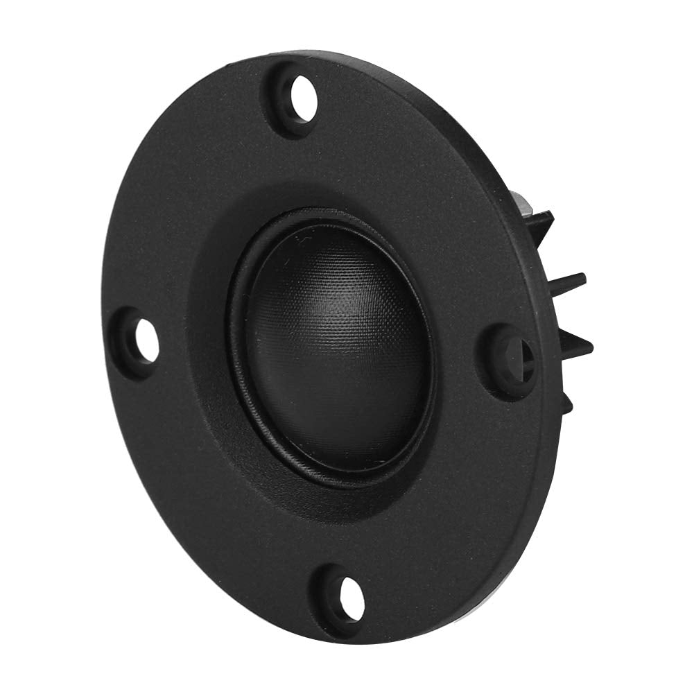 Hakeeta 2pcs 30w 6? High Fidelity Speaker Silk Film Hemispheric Tweeter with Iron Boron Driver, Smooth 20mm Diaphragm, Suitable for Speakers Over 8