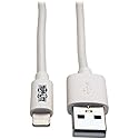 Tripp Lite USB-A to Lightning Charging & Data Cable, MFi Certified for Apple iPhone, iPad & iPod - White, 6 Feet / 2 Meters, 2-Year Warranty…