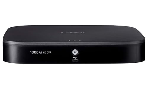 Lorex D241A81B-W 1080p HD Analog Security DVR with Advanced Motion Detection Technology and Smart Home Voice Control (M.) (Renewed)