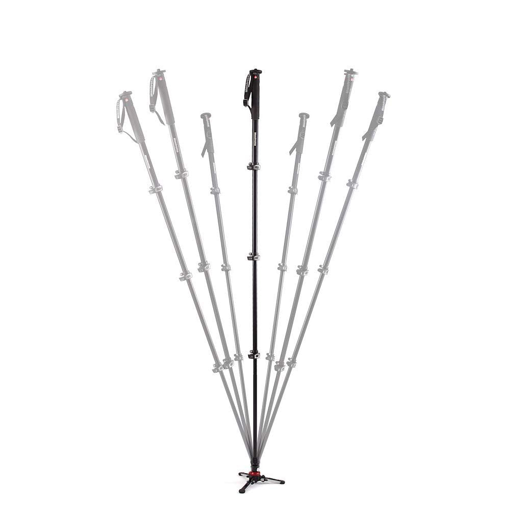 Manfrotto Xpro 4 Section Aluminum Video Monopod, Black (MVMXPROA4US)