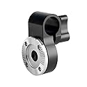 NICEYRIG Rosette Adapter with 15mm Single Rod Clamp, M6 Thread Rosette Mount Applicable for Camera Video Support System