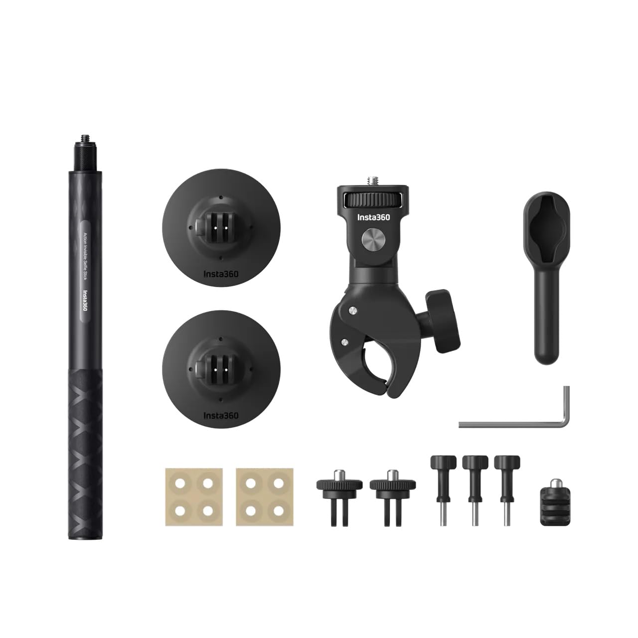 Insta360 Motorcycle Bundle New Version-Complete Mounting Kit X5/X4 Air/X4/X3/X2/Cameras | Compatible with ACE PRO2/GO 3S/Go Ultra, DJI OSMO Action