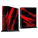 Skin Decal Vinyl Wrap for PS4 Sony Playstation Console (Skins only) / Aztec Lion Red