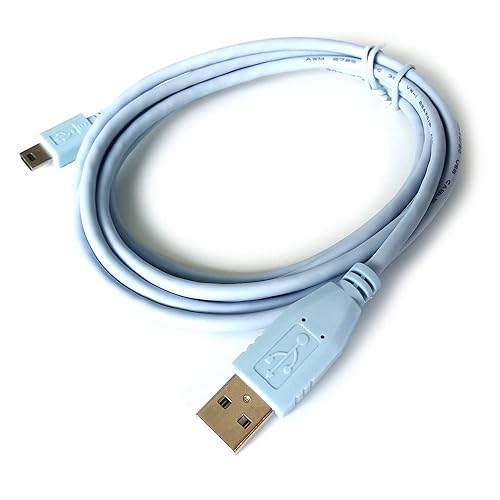 Washinglee Mini USB Cable for Celestron HC, for Hand Controller with Mini USB Port, USB A Control Cable for Celestron Computerized Telescope. (6 FT