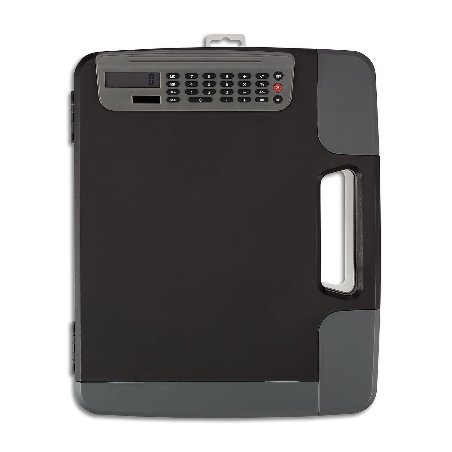 Staples Heavy?Duty Portable Clipboard with Calculator, Black - Multi?Function Clipboard