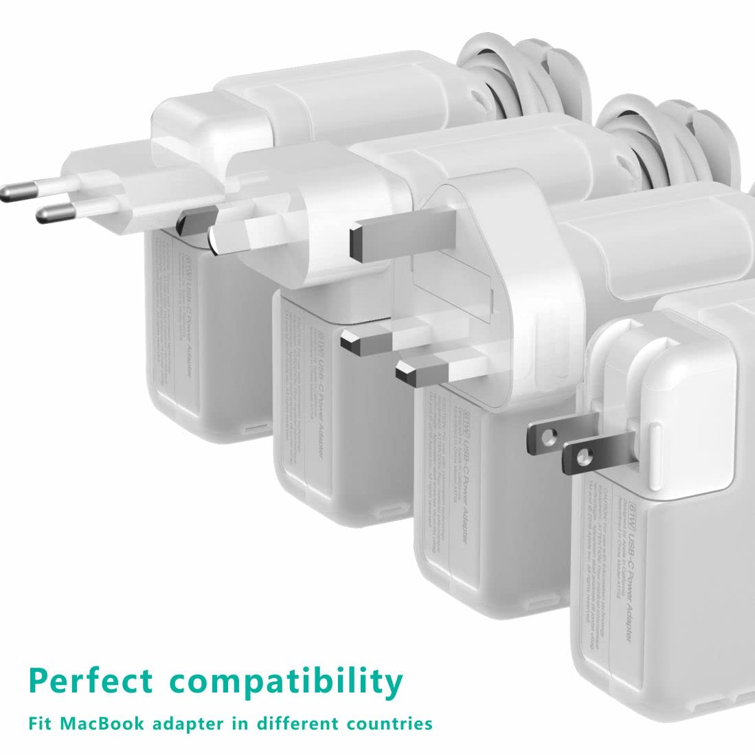 TATOFY Case Compatible with Apple MacBook 60w, 61w, 67w Charger, Travel Cord Organizer MacBook Accessories (for Apple 60W, 61W MagSafe Adapter, 67W