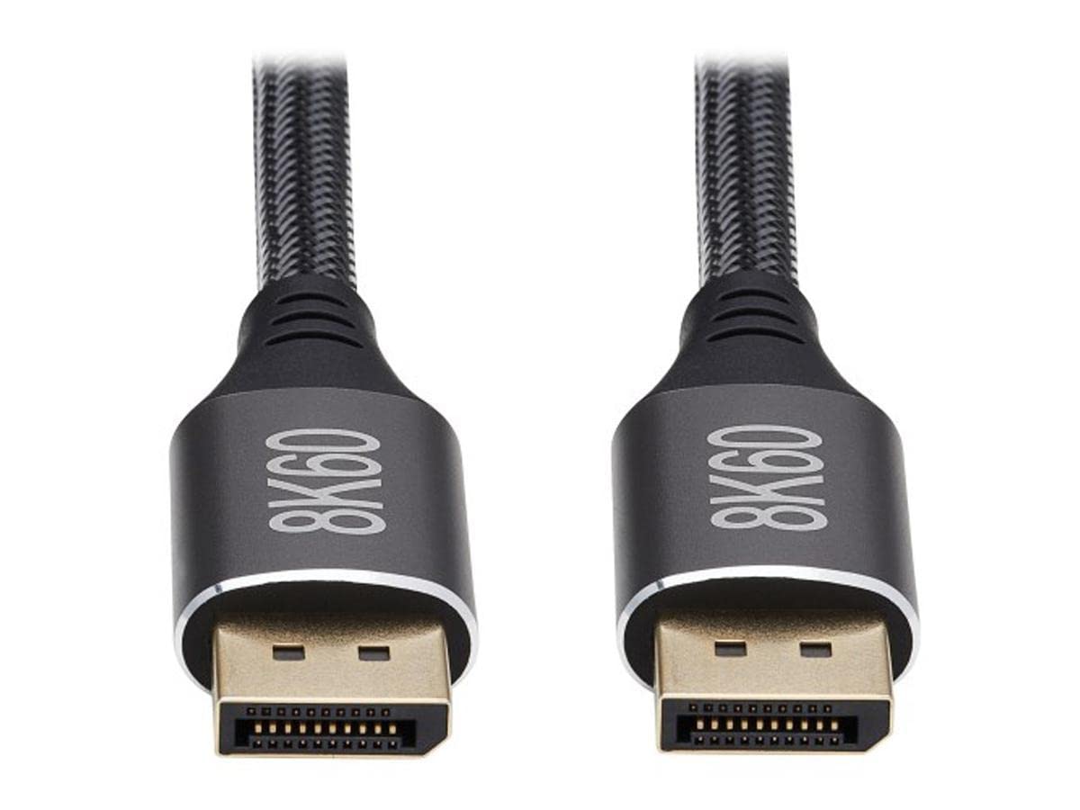 Tripp Lite DisplayPort 1.4 Cable, 8K DisplayPort to DisplayPort Cable, 8K@60Hz, DP to DP, HDR, HBR3, HDCP 2.2, 4:4:4, BT.2020, Gold Plated M/M, 9 Ft