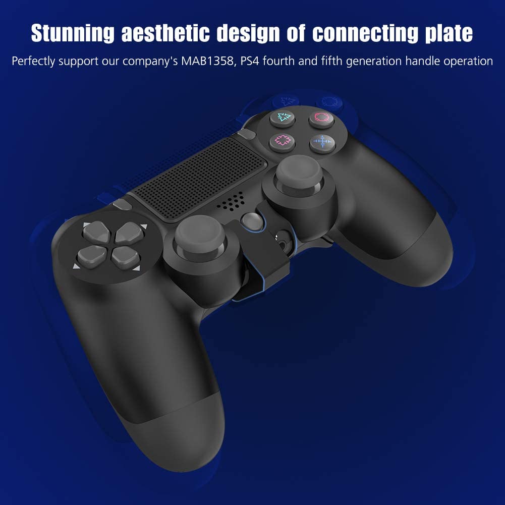DRILI Paddles for PS4 Controller, Back Button Attachment for PS4 Controller, TURBO Function/Memory Function/Plug And Play, PS4 controller accessories