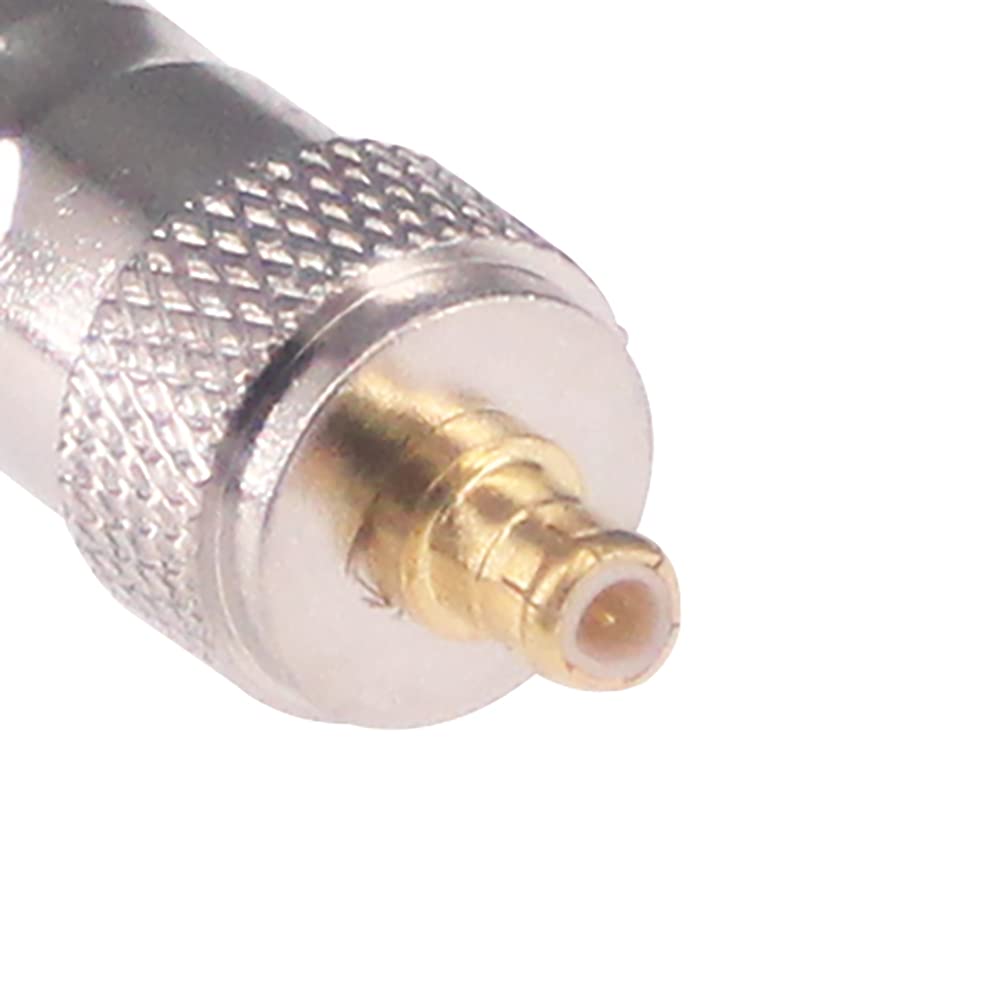 RFaha 4pcs MCX Male to BNC Female Connector RF Coaxial Coax Adapter(F70-4)