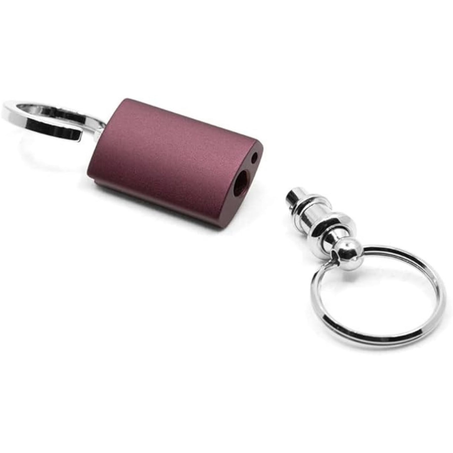 AU-TOMOTIVE GOLD, INC. Officially Licensed Burgundy Anodized Aluminum Valet Key Fob for Toyota Prius