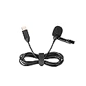 LIBOQIAO Lavalier Microphone for Insta360 X4 High-Sensitivity Omnidirectional Camera Microphone Compatible with Insta360 X4 Accessories
