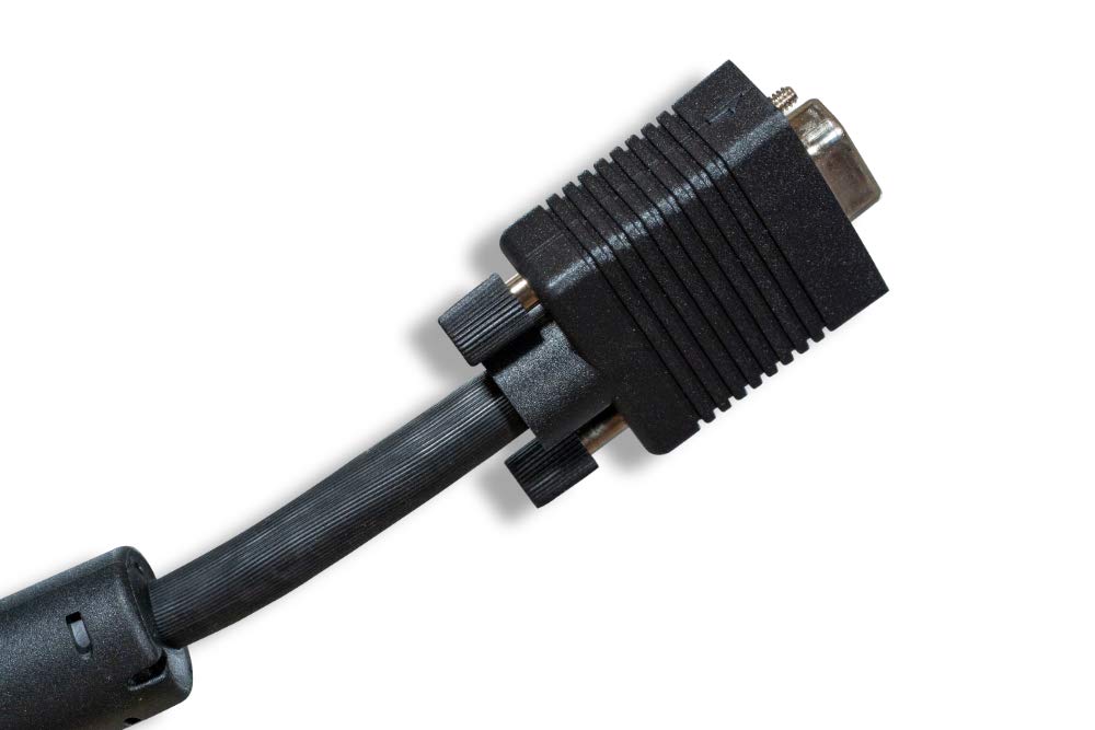 Cablelera ZC77ETMM-03 Super VGA with Ferrites, HD15 M/M, 28 AWG, OD:9.0mm,Shielded, 3'