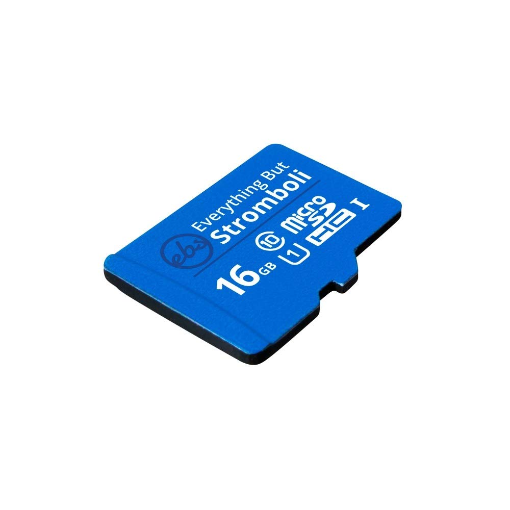 Everything But Stromboli 16GB MicroSD Memory Card for Kids Camera Class 10 U1 UHS-1 SDHC 16G Micro SD Card with Adapter