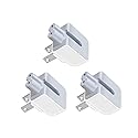 3-Pack Duck Head Wall Adapter Plug,US Standard Plug Duck Head Compatible with Mac Book/Phone/i Pod/i Book Power Adapter