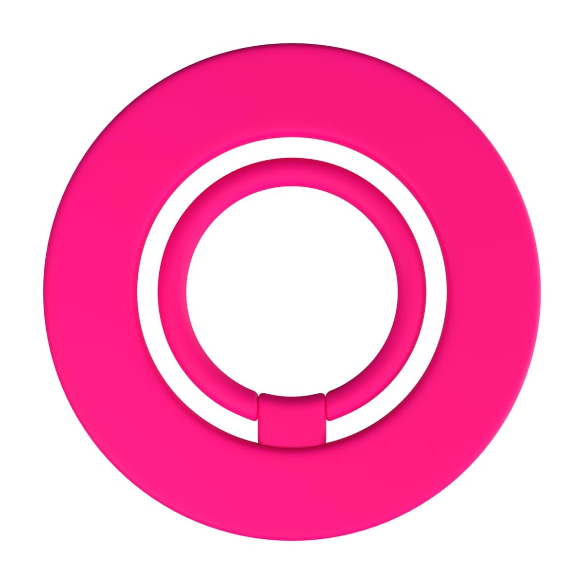 FELONY CASE - Neon Pink Ring Grip and Stand - Version 2.0 - Improved Stronger Magnet, Magnetic Phone Ring Holder for MagSafe Compatible iPhone 17,16