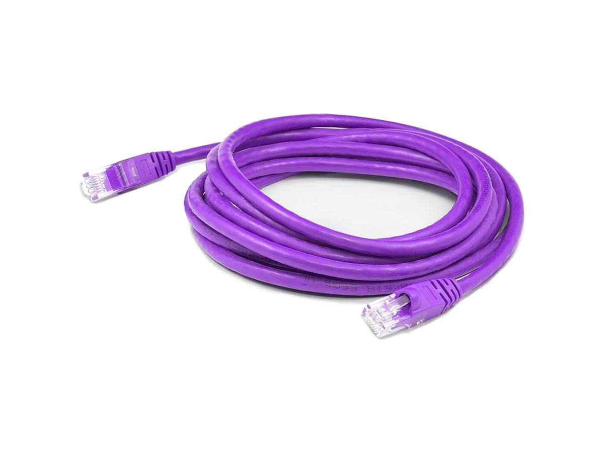 AddOn 35Ft Rj-45 M/M Purple Cat6 STP Patch CBL