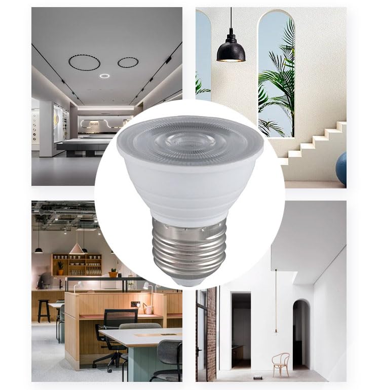 yayutelight E26 LED Spotlight Bulbs, 5W PAR16 Light Bulb 50W Equivalent,500Lm,Dimmable 10 Pack (Warm White 3000K)