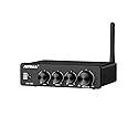 AIYIMA A01 Pro 100W x 2 Power Amplifier Bluetooth 5.1 Class D Amp TPA3116 2.0/2.1 Channel Stereo Amplifier Receiver Mini Speaker Amp with 3.5mm AUX