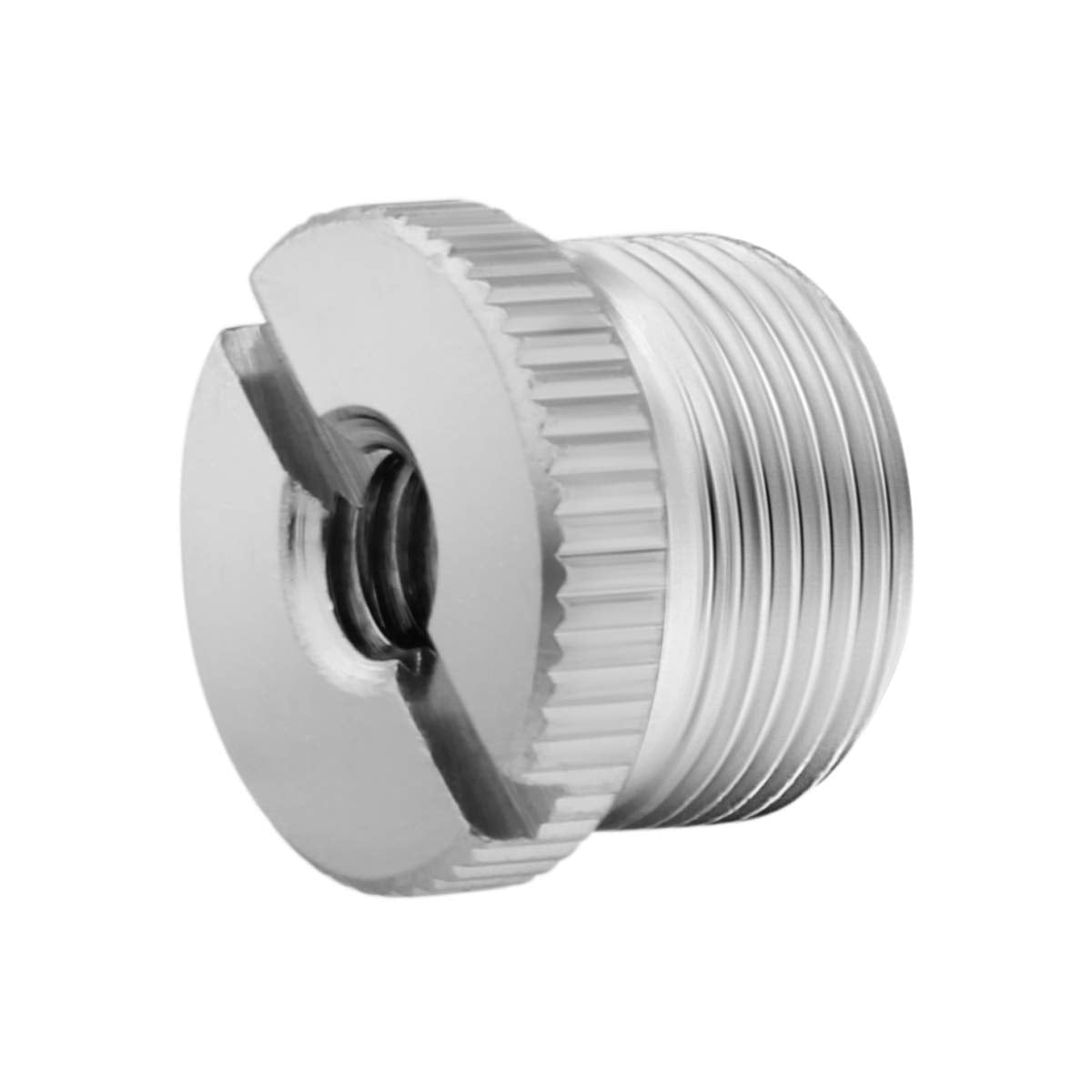 JOMLEY 1/4 to 5/8 Adapter, 1/4"-20 Female to 5/8"-27 Male Screw Thread Adapter for Camera Monitor Microphone Stand - 2 Pack